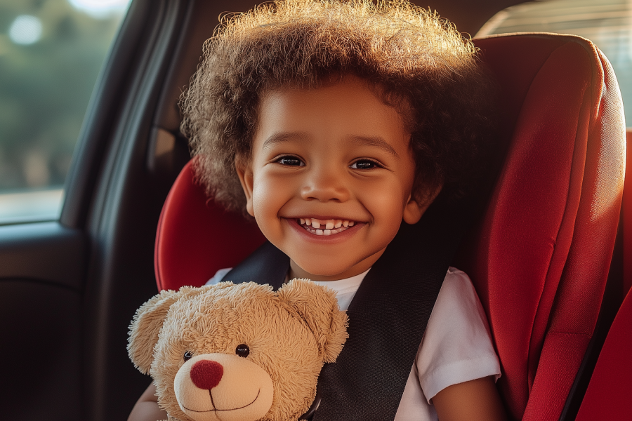 child-friendly seat belt adjuster