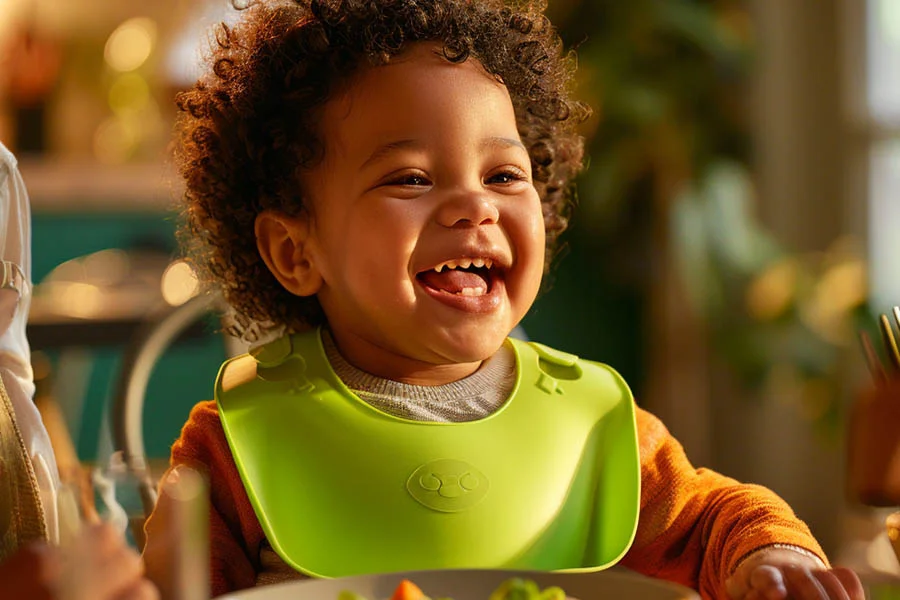 easy-to-clean silicone feeding set